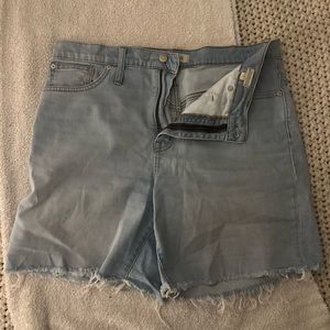 Madewell HIGH-RISE DENIM MID-LENGTH SHORT